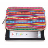 Maxbell Dark Red Striped Sleeve Case Bag Pouch For ALL 15.6" Laptop Scratch-proof Waterproof Breathable