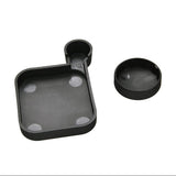 Maxbell Black Frame Mount Housing Case with Protective UV Lens and Lens Cap Cover for GoPro Hero 4 Hero 3+ Hero 3 Cameras Plastic