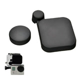 Maxbell Black Frame Mount Housing Case with Protective UV Lens and Lens Cap Cover for GoPro Hero 4 Hero 3+ Hero 3 Cameras Plastic