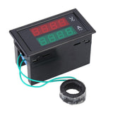 Maxbell Dual LED Digital Voltmeter Ammeter Amp Volt Meter Gauge Tester AC 300V 100A