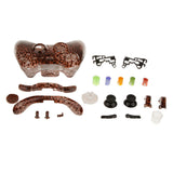 Maxbell Protective Case Shell Button Kit for Xbox 360 Controller-Brown Leopard Perfect Fit Antiscratch Shockproof