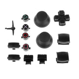 Maxbell Black-Replacement Full Housing Shell Case Skin Mod Kit for PS3 Controller Full Access Protective
