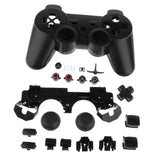 Maxbell Black-Replacement Full Housing Shell Case Skin Mod Kit for PS3 Controller Full Access Protective