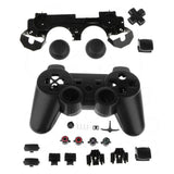 Maxbell Black-Replacement Full Housing Shell Case Skin Mod Kit for PS3 Controller Full Access Protective