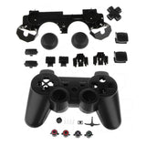 Maxbell Black-Replacement Full Housing Shell Case Skin Mod Kit for PS3 Controller Full Access Protective