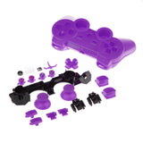 Maxbell Purple-Replacement Full Housing Shell Case Skin Mod Kit for PS3 Controller Full Access Protective