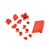 Maxbell Red-Chrome Plating Buttons Housing and Touchpad for PS4 Controller Shell Protection Easy Install