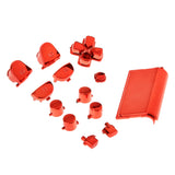Maxbell Red-Chrome Plating Buttons Housing and Touchpad for PS4 Controller Shell Protection Easy Install