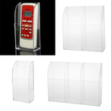 Maxbell 1 Grids TV Remote Control Phone Organizer Storage Box Clear Vision Bedroom