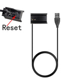 Maxbell 3.3Ft USB Charging Cable + Soft Adjustable Wrist Watch Band for Fitbit Alta