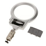 Maxbell LED Magnifying Glass with Soldering Iron Stand Adjustable Clip Clamps Silver