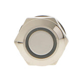 Maxbell Metal Blue LED Momentary 0N-OFF 12mm Push Button Switch 12V SPST Waterproof