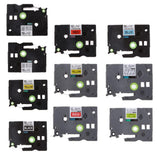 Maxbell Compatible for Brother P-touch Tze Printer Laminated Label Tape Maker 12mm x8mTZE-231