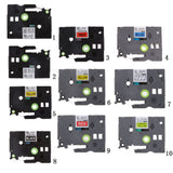 Maxbell Compatible for Brother P-touch Tze Printer Laminated Label Tape Maker 12mm x8m 12mm TZE-531