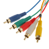 Maxbell HDMI to 5 RCA RGB Audio Stereo AV Component Card Computer Adaptor Cable 1.5m