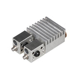 Maxbell 24V 3D Printer Dual Head Chimera Extruder 0.4mm Hotend Integrated Feed Tube Cooling Fan Heat Block