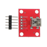 Maxbell Mini B USB Female Port Connector Breakout Board 5V Power for Arduino