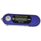 Maxbell 8GB USB MP4 MP3 Music Video Player Recording with FM Radio Blue