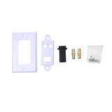 Maxbell USB2.0 Port 2RCA Female Wall Outlet Audio ABS Plate