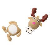 Maxbell Christmas Deer U Disk USB 2.0 Flash Drive Pendrive Memory Stick U Disk 8G