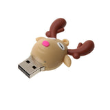 Maxbell Christmas Deer U Disk USB 2.0 Flash Drive Pendrive Memory Stick U Disk 8G