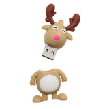 Maxbell Christmas Deer U Disk USB 2.0 Flash Drive Pendrive Memory Stick U Disk 8G