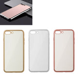Maxbell Slim Clear Soft TPU Transparent Case Cover Skin for iPhone 7 Plus Sliver