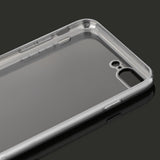 Maxbell Slim Clear Soft TPU Transparent Case Cover Skin for iPhone 7 Plus Sliver