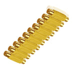 Maxbell Yellow Gold RCA AV Audio Video Coupler Female to Female Cable Connector Pack of 10PCS