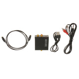 Maxbell Digital Optical Coaxial S/PDIF TOSLINK to Analog RCA R/L Audio Converter USB