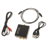 Maxbell Digital Optical Coaxial S/PDIF TOSLINK to Analog RCA R/L Audio Converter USB