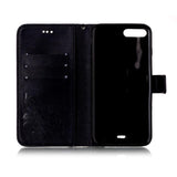 Maxbell Leather Wallet Style Phone Full Body Case with Stand Card Holder for iPhone 7 Black