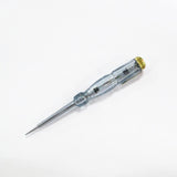 Maxbell Clear Plastic Nonslip Handle Slotted Tip Voltage Test Pencil AC 100-500V