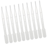 Maxbell 10pcs 3ml Precise Graduated Liquid Transfer Pipettes.