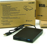 Maxbell External 2HD 3.5inch USB Powered Floppy-Disk Drive Portable Diskette for PC Notebook