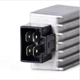 Maxbell Replacement Assembly 12V 4 Pin Voltage Regulator Rectifier for GY6 50cc 110cc 125cc 150cc Moped Scooter ATV