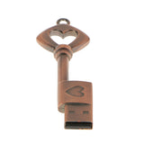 Maxbell Fashion Heart Key 8GB USB Memory Stick USB Flash Drive U Disk Xmas Gift