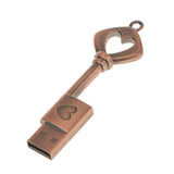 Maxbell Fashion Heart Key 8GB USB Memory Stick USB Flash Drive U Disk Xmas Gift