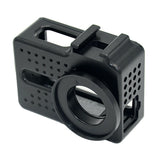 Maxbell Black-Frame Case + 40.5mm UV Filter Protector Lens For Xiaomi Yi 4K Action Camera With Mount Adapter Screws Aluminium Alloy