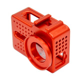Maxbell Red-Frame Case + 40.5mm UV Filter Protector Lens For Xiaomi Yi 4K Action Camera With Mount Adapter Screws Aluminium Alloy