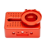 Maxbell Red-Frame Case + 40.5mm UV Filter Protector Lens For Xiaomi Yi 4K Action Camera With Mount Adapter Screws Aluminium Alloy