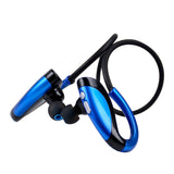 Maxbell X26 Handsfree Bluetooth Earphone Headset with Mic Songs Track Blue