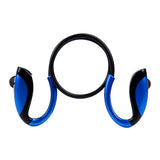 Maxbell X26 Handsfree Bluetooth Earphone Headset with Mic Songs Track Blue