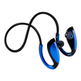 Maxbell X26 Handsfree Bluetooth Earphone Headset with Mic Songs Track Blue