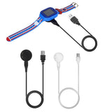 Maxbell USB Charging Pad, New Charging Cradle Smart Watch Charger Cradle Dock Station + USB Cable For Huawei Honor K2 Children Bracelet Black