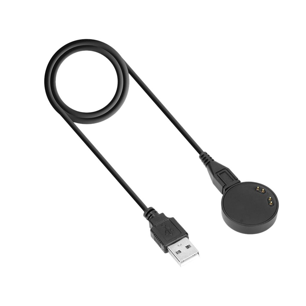 Maxbell USB Charging Pad, New Charging Cradle Smart Watch Charger Cradle Dock Station + USB Cable For Huawei Honor K2 Children Bracelet Black