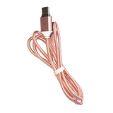 Maxbell Magnetic Cable Micro USB Cable Wire Metal Charger Data Charging For Type-c Rose Gold