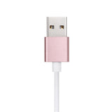 Maxbell Magnetic Cable Micro USB Cable Wire Metal Charger Data Charging For Type-c Rose Gold