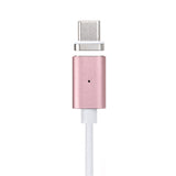 Maxbell Magnetic Cable Micro USB Cable Wire Metal Charger Data Charging For Type-c Rose Gold