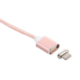 Maxbell Magnetic Cable Micro USB Cable Wire Metal Charger Data Charging For Type-c Rose Gold